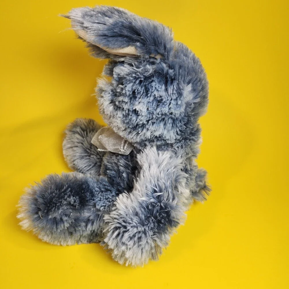 Dan Dee Collector’s Choice Rabbit Plush Blue Marble Bunny  2019 Shaggy Fluffy To